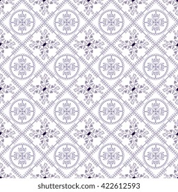 Seamless  pattern with floral ornament. Background, textile, cover, wrapper.