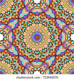 seamless pattern with floral ornament. Creative Vector illustration. for design invitation, background, wallpaper