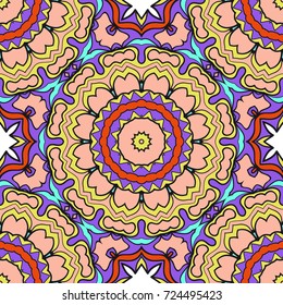 seamless pattern with floral ornament. Creative Vector illustration. for design invitation, background, wallpaper