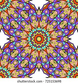seamless pattern with floral ornament. Creative Vector illustration. for design invitation, background, wallpaper