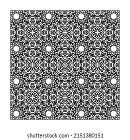 Seamless pattern floral ornament. EPS 10