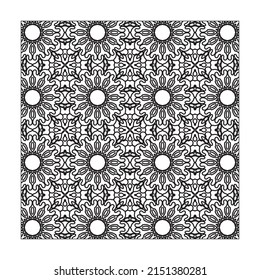 Seamless pattern floral ornament. EPS 10