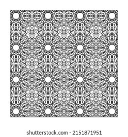 Seamless pattern floral ornament. EPS 10