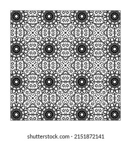 Seamless pattern floral ornament. EPS 10