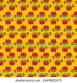 Seamless Pattern Floral Repeat Background