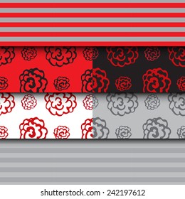 seamless pattern. floral style