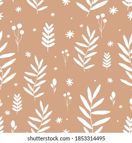 Seamless pattern in floral style for design