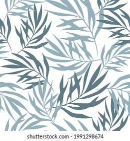 Patrón transparente en estilo floral sobre fondo claro para diseño.Ilustración vectorial