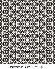 Seamless pattern. Floral stylish background. Vector repeating texture