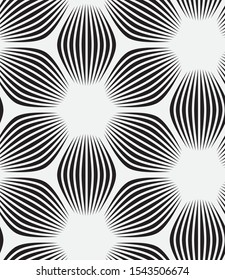 Seamless pattern. Floral stylish background. Vector repeating texture.