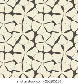Seamless pattern. Floral stylish background. Vector repeating texture