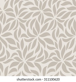 Seamless pattern. Floral stylish background. Vector repeating texture
