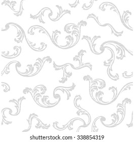 Seamless pattern. Floral stylish background. Vector repeating texture