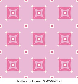 Seamless pattern floral tile botanical simple modern repeat wallpaper design ornament