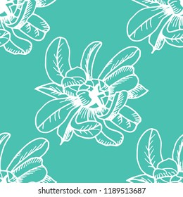 seamless pattern with flower