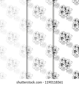 seamless pattern with flower