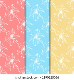 seamless pattern with flower