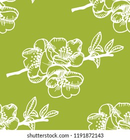 seamless pattern with flower