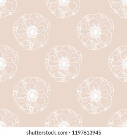seamless pattern with flower