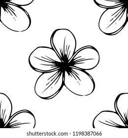 seamless pattern with flower