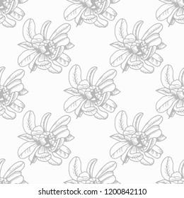 seamless pattern with flower