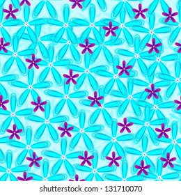 Seamless pattern with flower