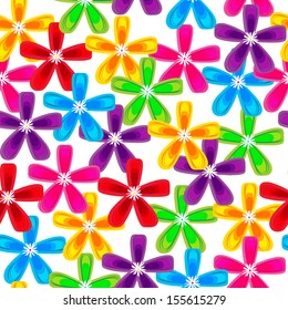 Seamless pattern with flower 
