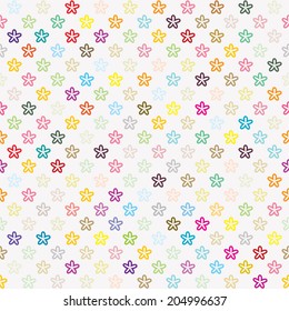Seamless pattern with flower 