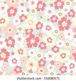 Seamless pattern with flower 