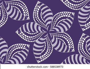 Seamless pattern with flower.