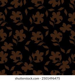 seamless pattern with flower allover design and background