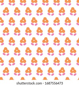 seamless pattern, flower art surface design for fabric scarf and decor
