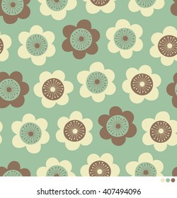Seamless pattern of flower background