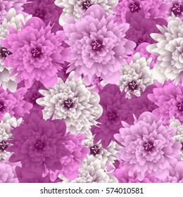 Seamless pattern flower. Background for fabrics, textiles, paper, wallpaper, web pages, wedding invitations. Vector illustration.