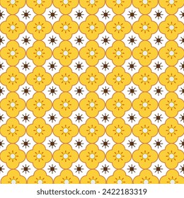 Seamless Pattern Flower  Background.Abstract background.
