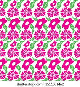 Seamless pattern flower beautiful backgrounds