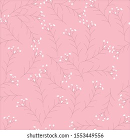 Seamless pattern flower. Can use for print, template, fabric, presentation, textile, banner, poster, wallpaper