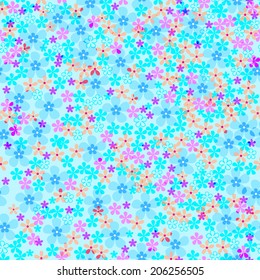 Seamless pattern with flower for design fabric,backgrounds, package, wrapping paper, covers, fashion 
