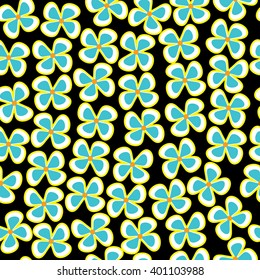 Seamless pattern with flower for design fabric,backgrounds, package, wrapping paper, covers, fashion

