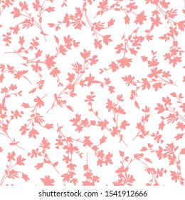 Seamless pattern of a flower designed simply,
I designed a flower,
