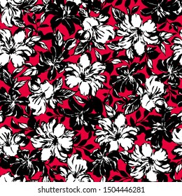Seamless pattern of a flower impressive beautifully,