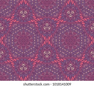 Seamless pattern flower mandala beautiful background