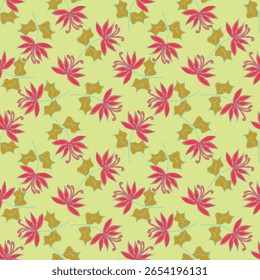 seamless pattern flower pattten geometrical flower pattren