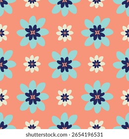 seamless pattern flower pattten geometrical flower pattren