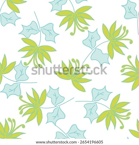 seamless pattern flower pattten geometrical flower pattren
