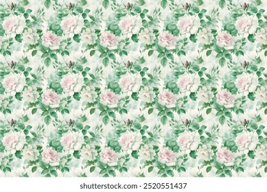 Seamless pattern with flower  and repeated  for all print .Vector