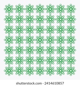 Seamless pattern flower vector decoration