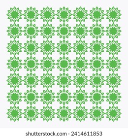 Seamless pattern flower vector decoration