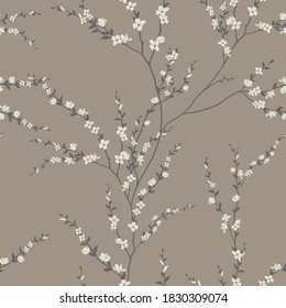 3d Wallpaper Design Little Flowers Birds Stock Illustration 1177630450 ...