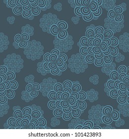seamless pattern with flowers
